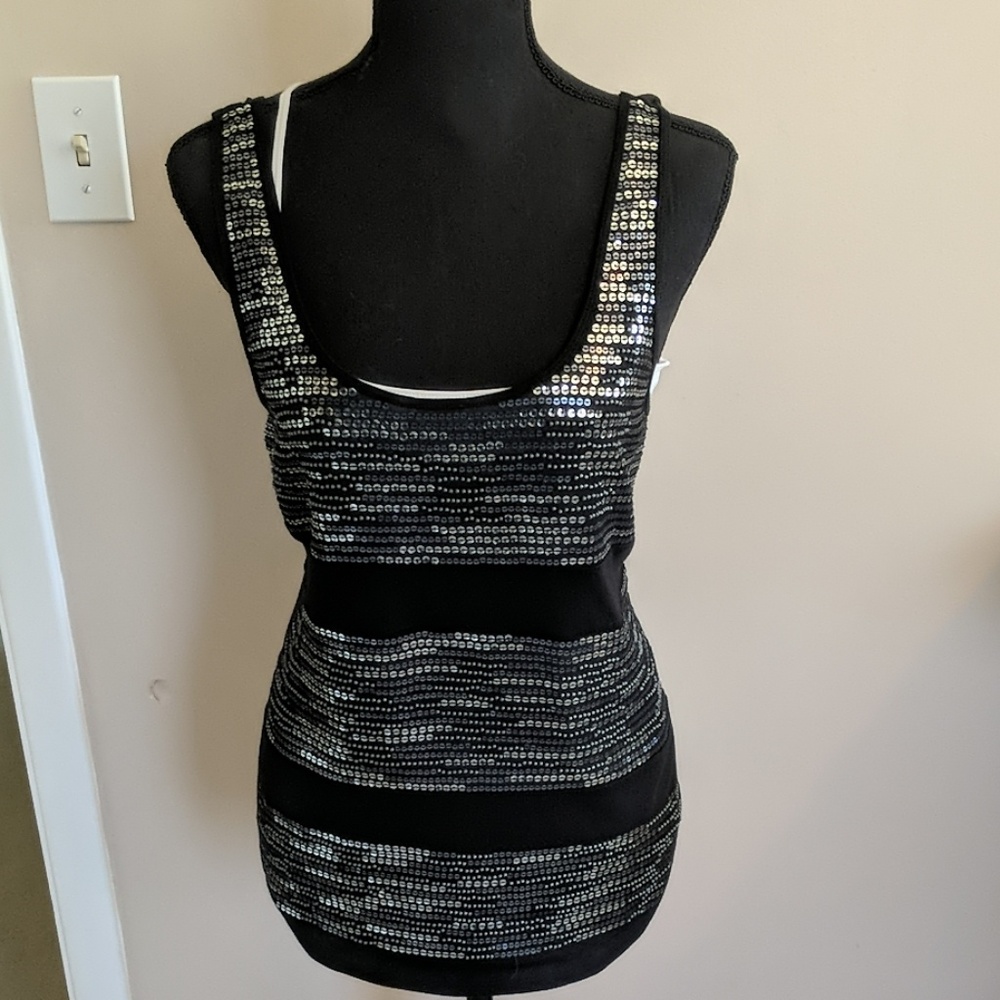Express Sequin Tank Top